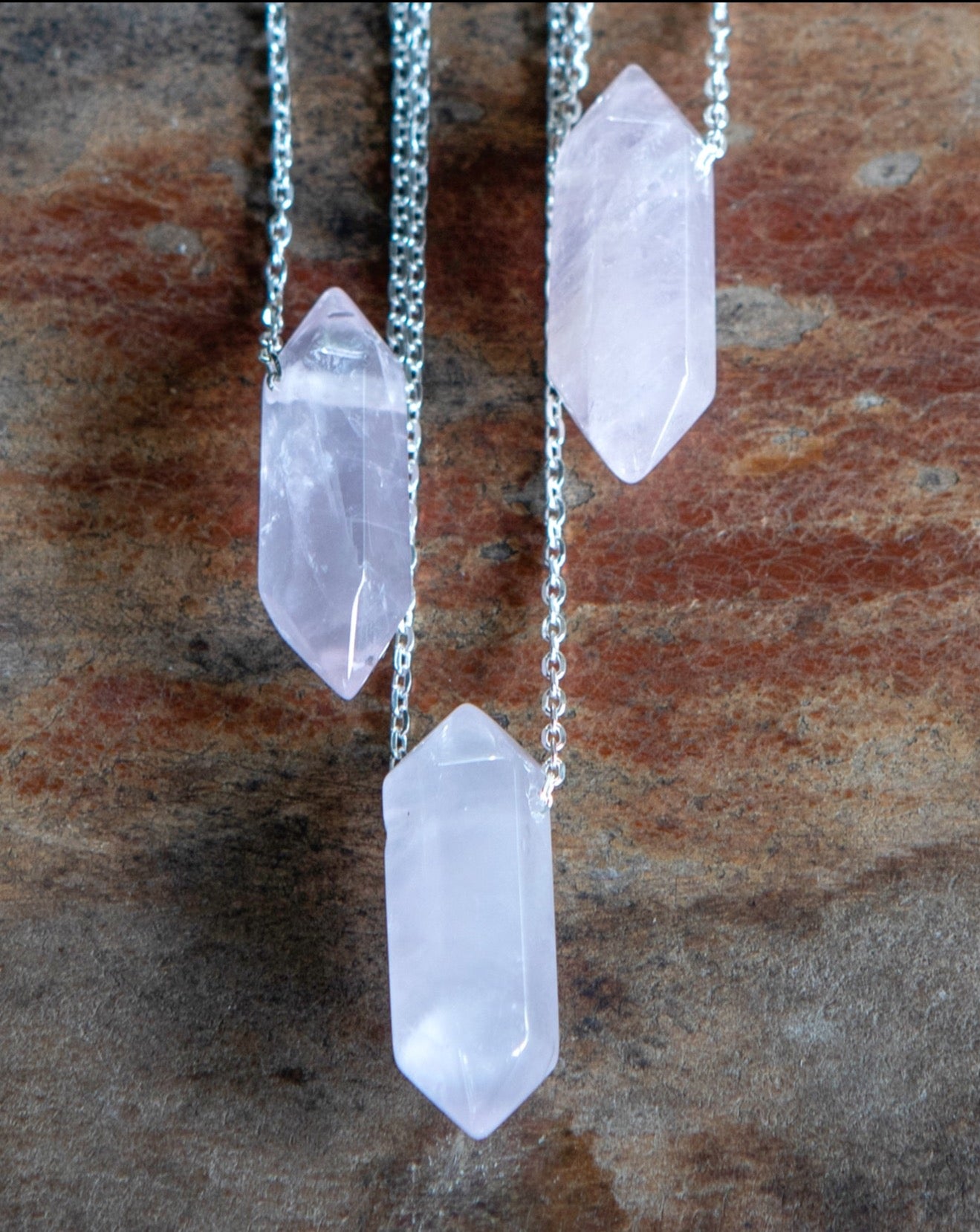 Rose Quartz Necklaces