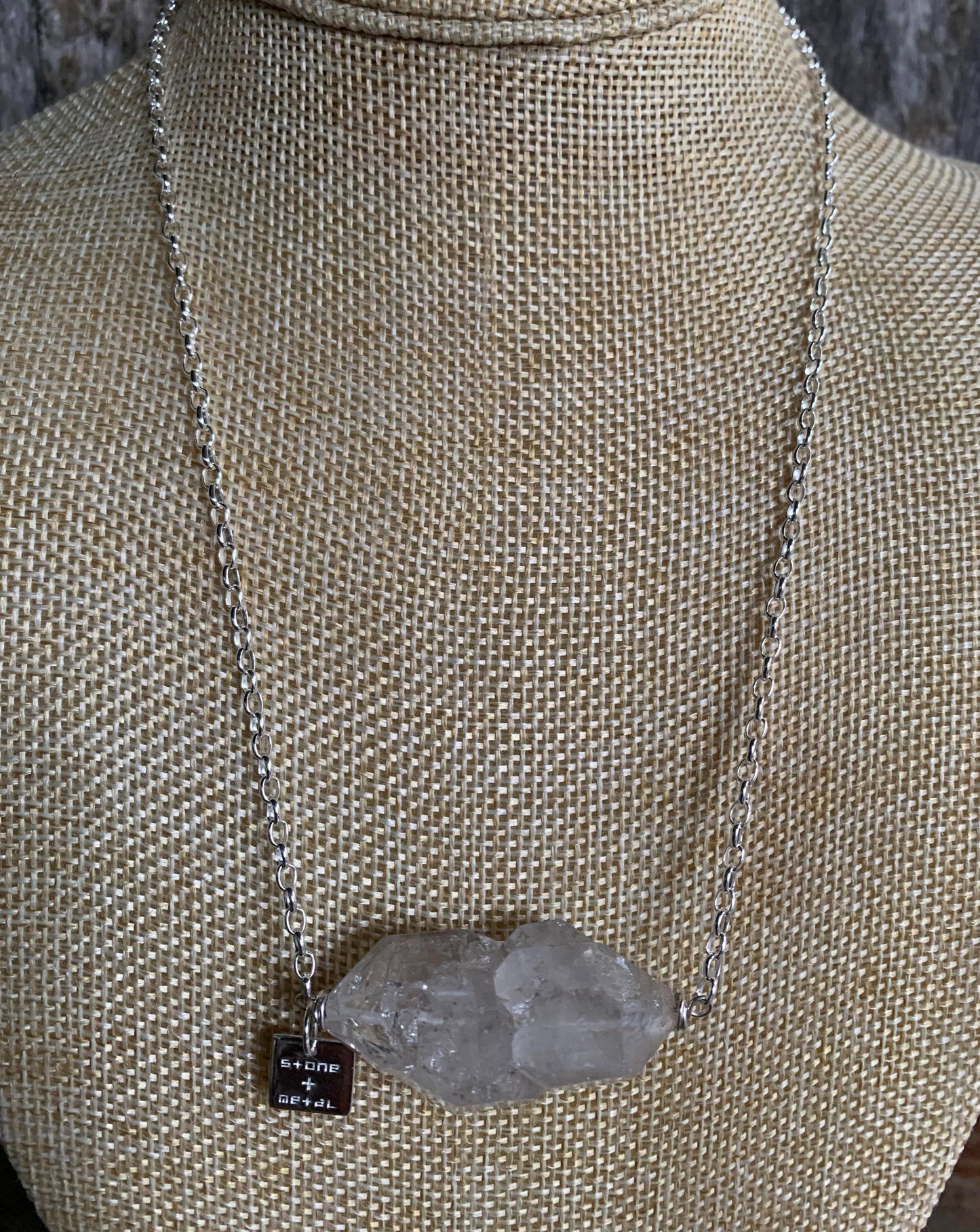 Tibetan Quartz Raw Necklace