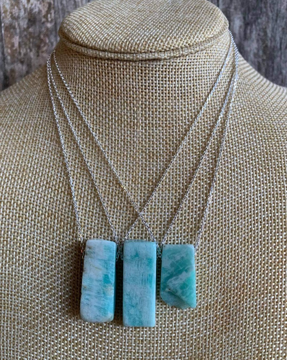 Amazonite Raw Necklace