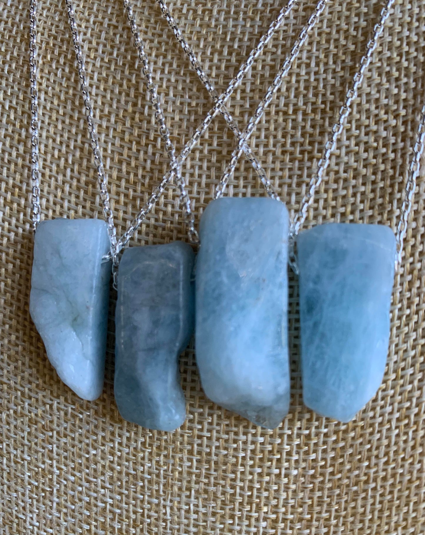 Aquamarine Raw Necklace