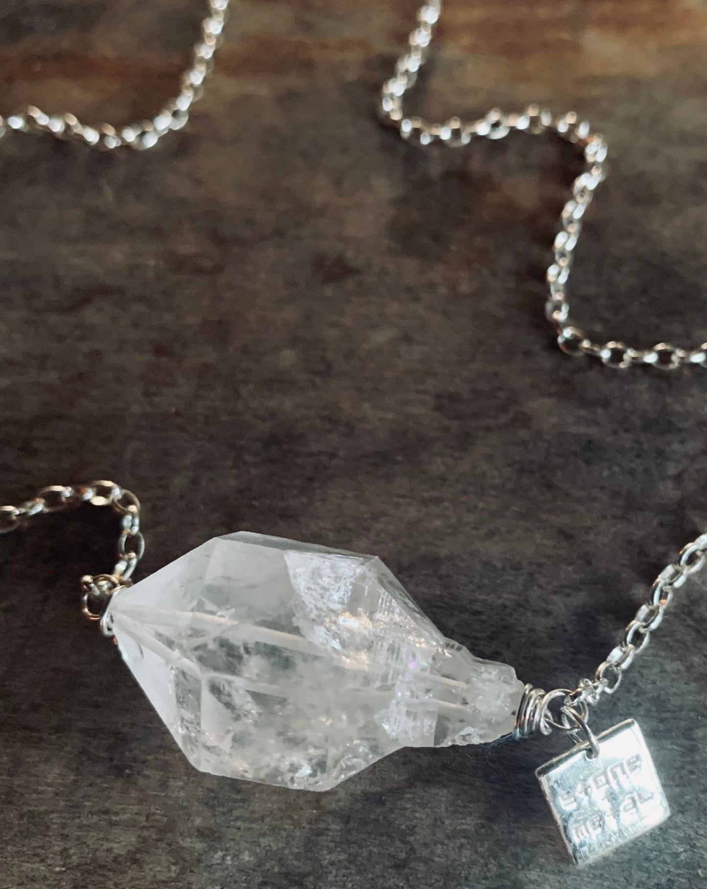 Tibetan Quartz Raw Necklace