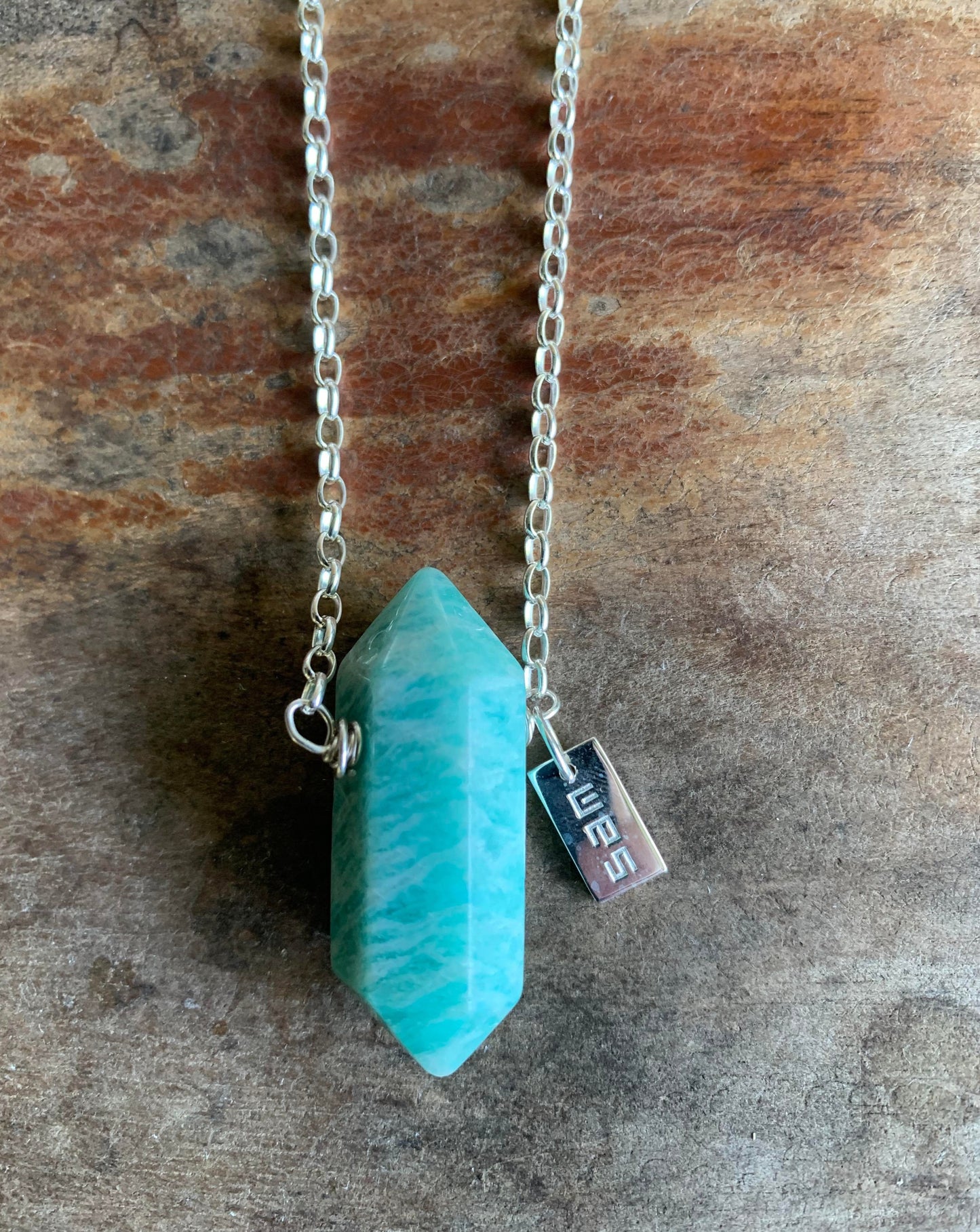 Amazonite Double Point Necklace