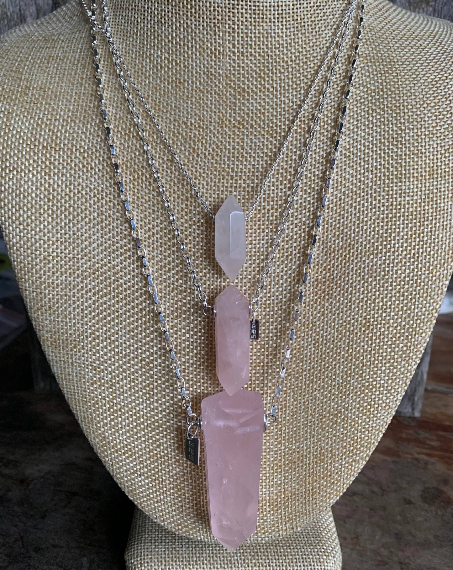 Rose Quartz Necklaces